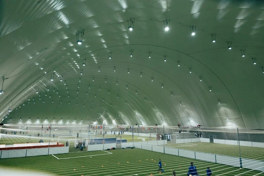The Soccer Dome's many indoor pitches