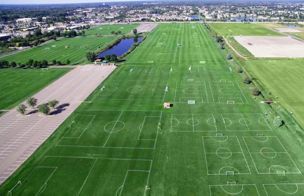 There's always a pickup soccer game to join at Blaine National Sports Center, one of the largest complexes in the United States