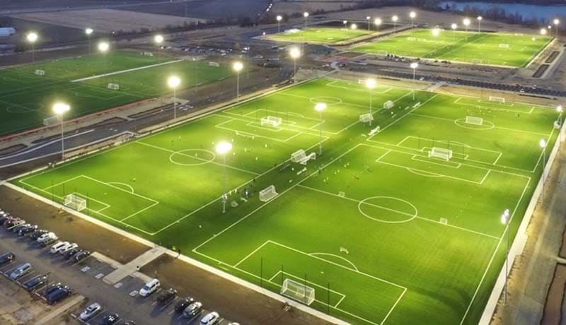 Creve Coeur Soccer Complex's multi-field setup is a great place to find regular pickup games in St. Louis