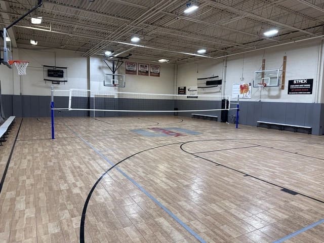 Stack Sports has lots of space for open play volleyball sessions