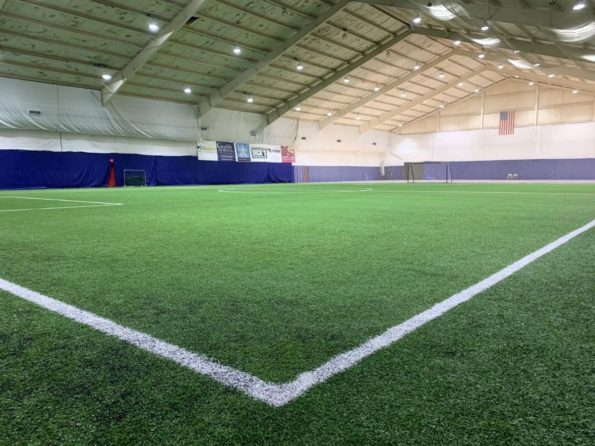 GreenTree Sportsplex has an excellent indoor facility for pickup soccer games