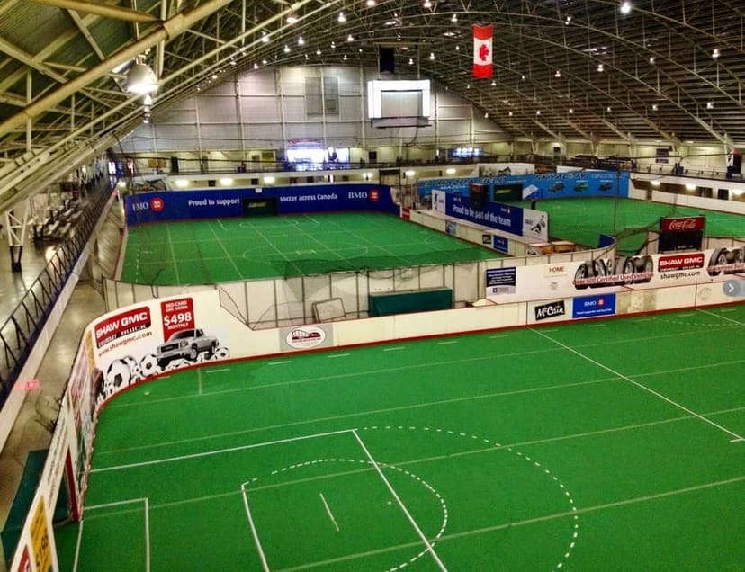 Calgary Soccer Centre's turf fields are perfect for joining local pickup soccer action