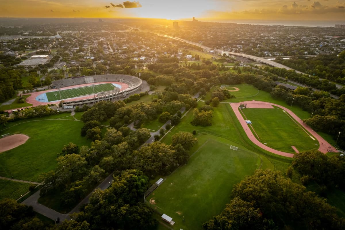 City Park has many open fields for finding pickup soccer games in New Orleans